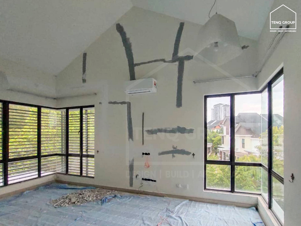 Before renovation of semi D home makeover
