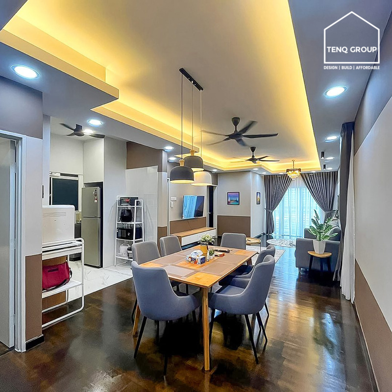 Open layout for condo small kitchens
