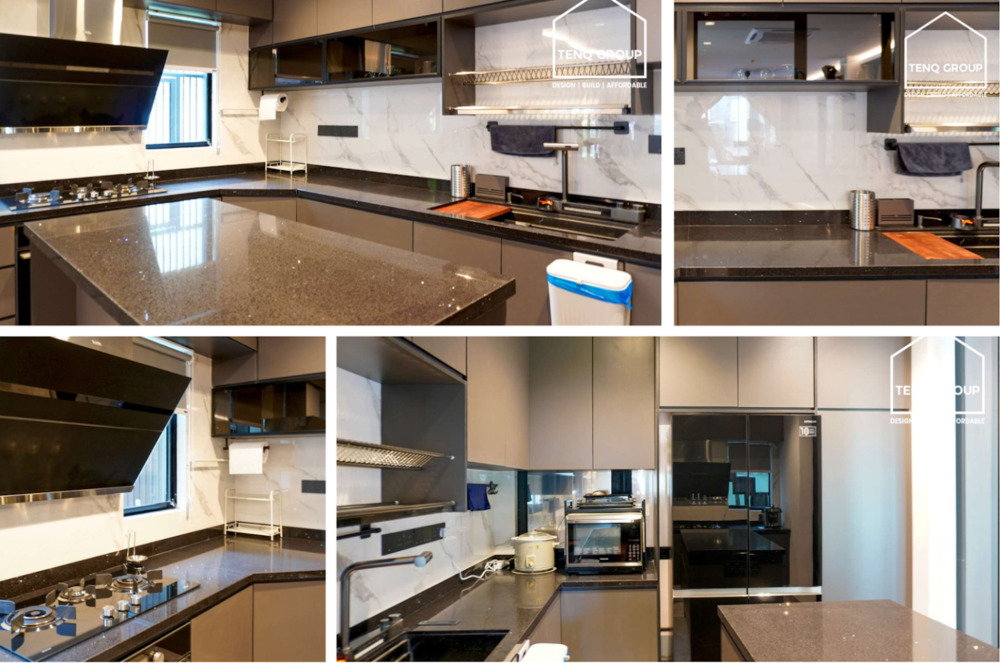 TenQ structured wet kitchen design